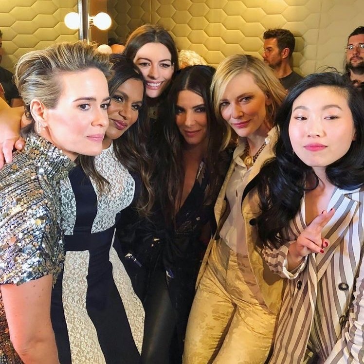 theRegalFreak's tweet photo. I just want a movie with all of them. AGAIN!!!

#OceanEight https://t.co/rwqpS50ai8