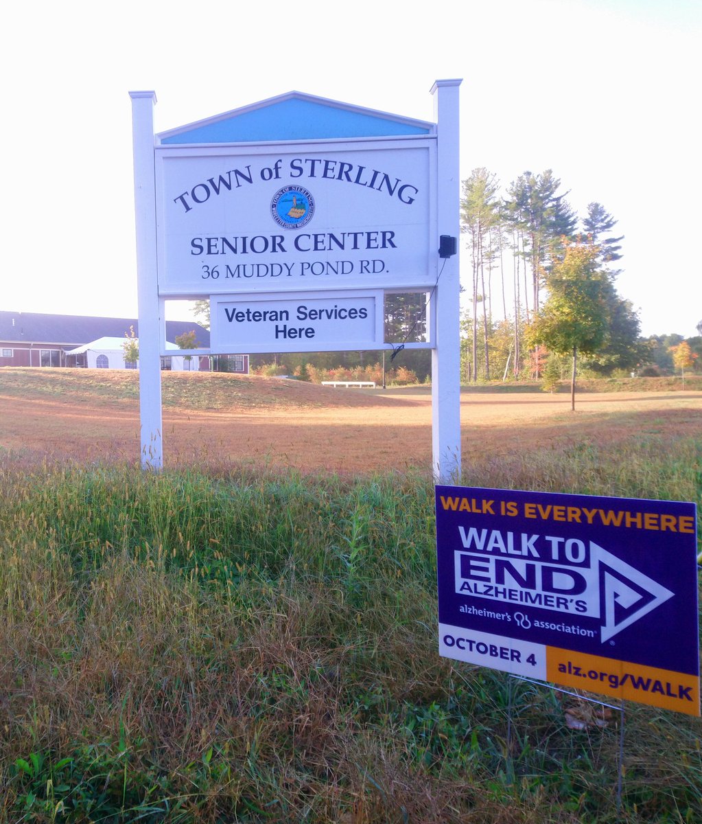 pjmacdonald1's tweet photo. Thank you to the Sterling Senior center for their support of the Walk #ENDALZ https://t.co/FpvS3yisHI