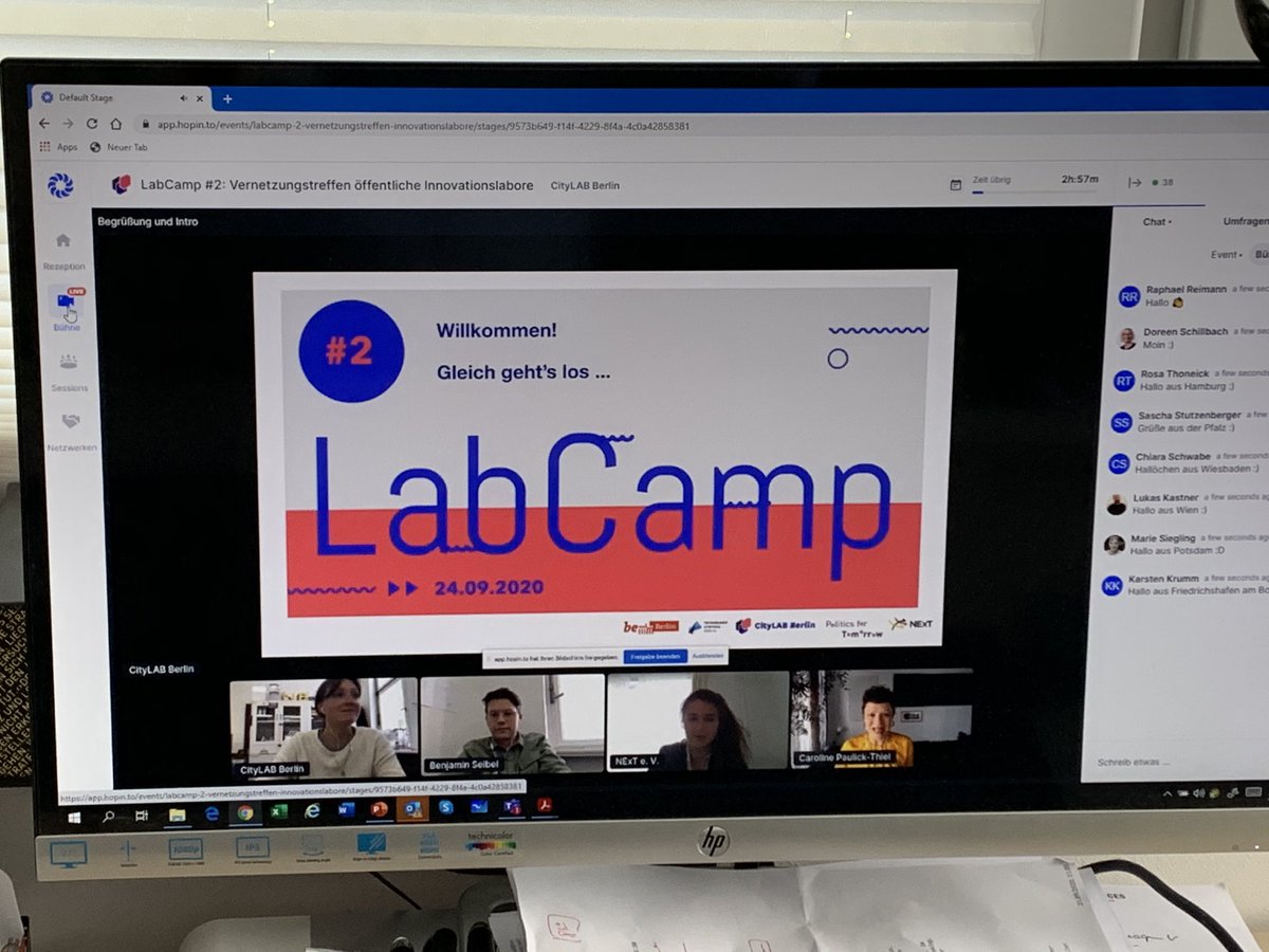 HaasMarko's tweet photo. Los geht’s mit dem LabCamp#2 von @citylabberlin  @politics4tmrw  und @NExTNetz mit einem Beitrag aus dem #iLAB von @BAMResearch. 
An der Kamera heute @MfredBa https://t.co/5R61Nw1Ks8