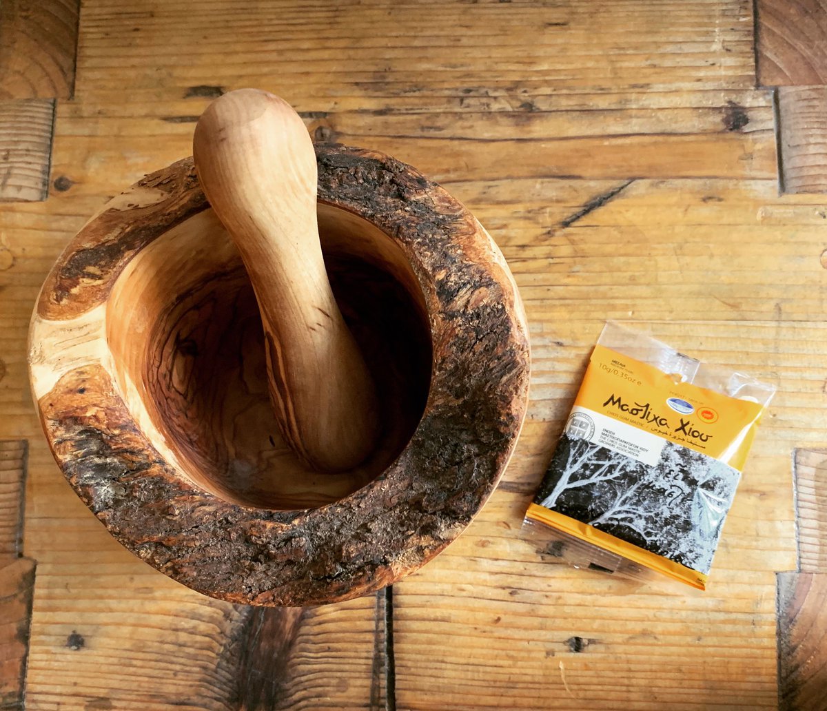 Chios Mastic is produced only in mastiha villages, which are monuments of cultural heritage. Mastiha is a natural, aromatic resin in teardrop shape, which can be added to sweet and savoury dishes. Our Chios Mastic Tears are available here oliveology.co.uk/product/chios-… &amp; @boroughmarket