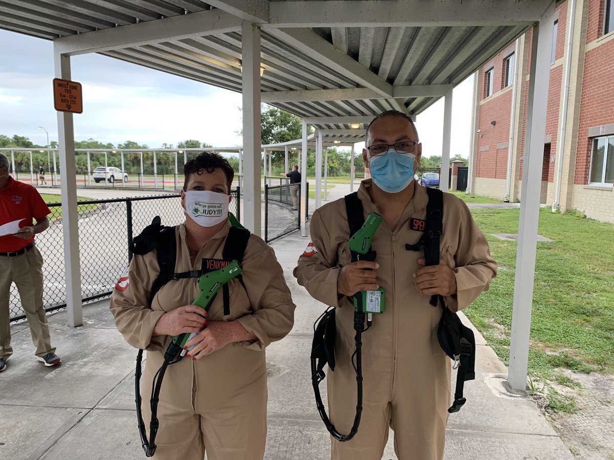 Who you gonna call? Thank you SFHS and MCSD staff for being the BEST Corona Busters! #MCSDStrong 
#WEARESOUTHFORK