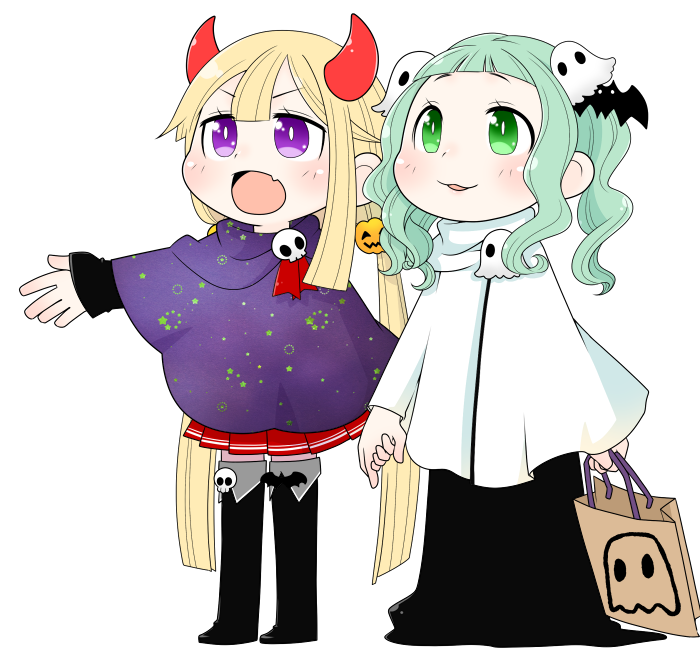 おい きてやったぞ おかし 涼さく本とフェリさなピンズ2つください イヨ おろしそ島のイラスト