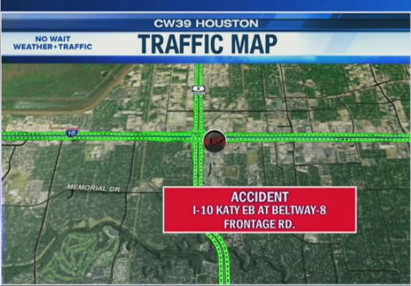NO MORE FLASHING LIGHTS, BUT SLOWS CONTINUE - For you coming in on SW 59 at 610. Accident at I-10 is still active but on the frontage roads; no delays on main lanes. @Hannah_Trippett
LIVE STREAM: https://t.co/hPQuQjt8Rx
#thursdaymorning
#houston
#houstontraffic
#morningcommute https://t.co/sxalNShMu9
