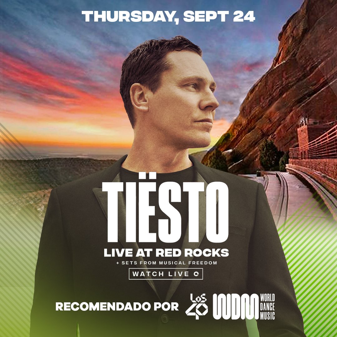 .<a href="/tiesto/">Tiësto</a> estrena su nuevo material en un show muy especial recomendado por World Dance Music y <a href="/djnanoshow/">Dj Nano</a> 🙌🏻 
.
📌Este viernes a las 00.45h (hora peninsular) tienes una cita con el DJ y productor en el Facebook de LOS40 📲 
.
📌 los40.com/los40/2020/09/…