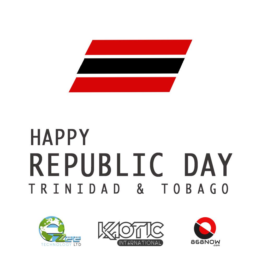 868Now's tweet photo. Happy Republic Day Trinidad and Tobago https://t.co/kUdTrMf7mN