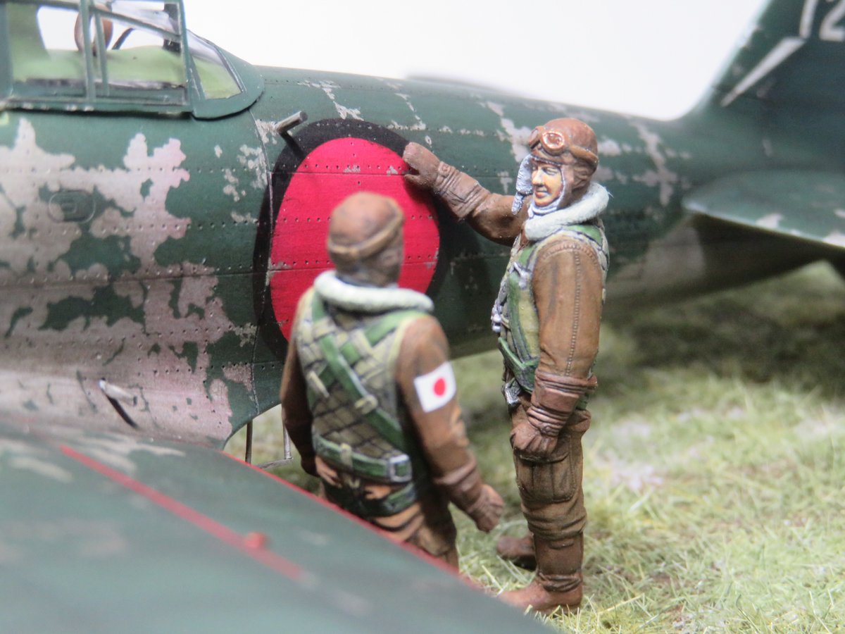 Maru_s_Factory's tweet photo. タミヤ　1/48　零戦21型、情景作品が完成しました。 https://t.co/agB4KNxXTQ