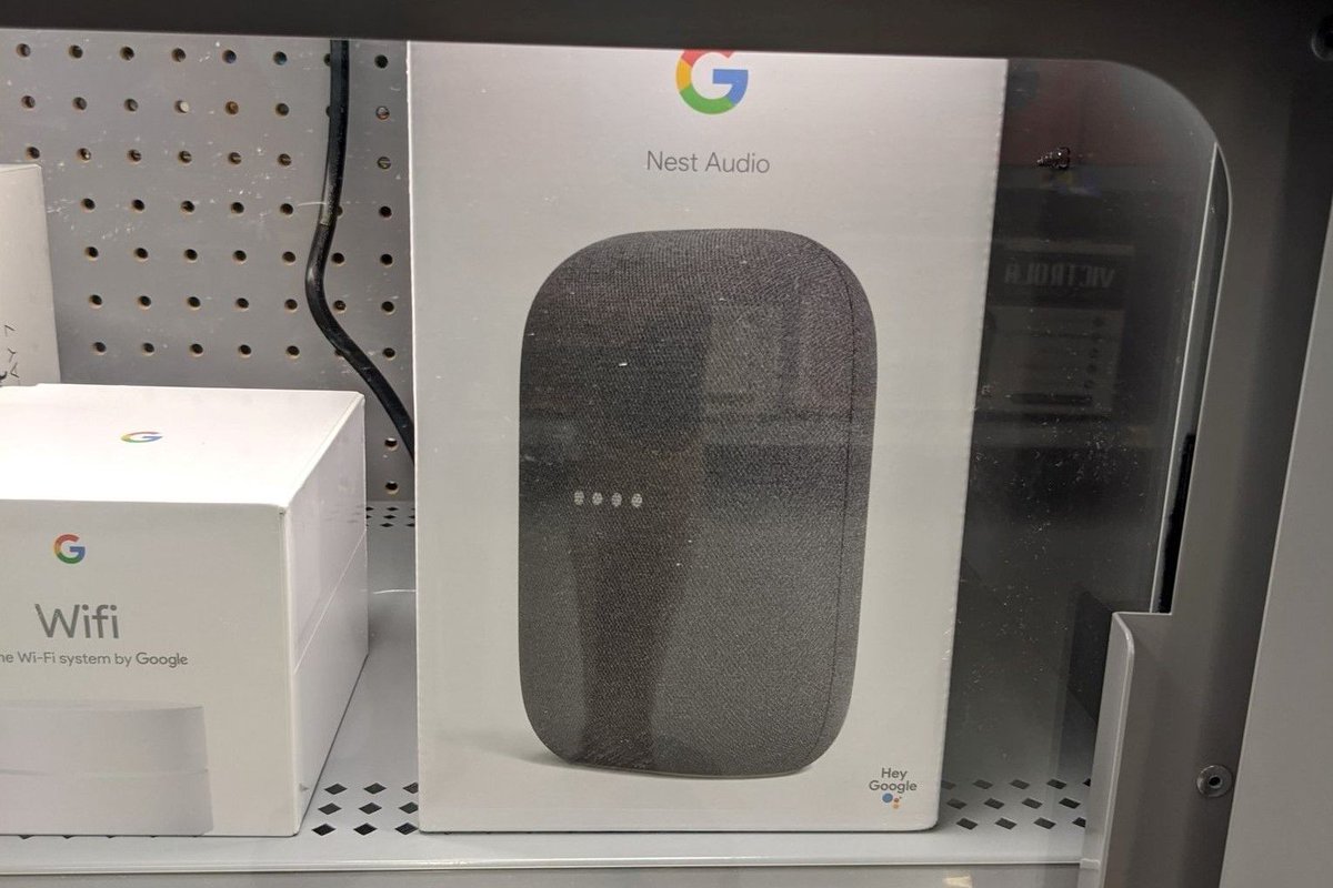 Packaging for Google’s Nest Audio smart speaker and new Chromecast leaks