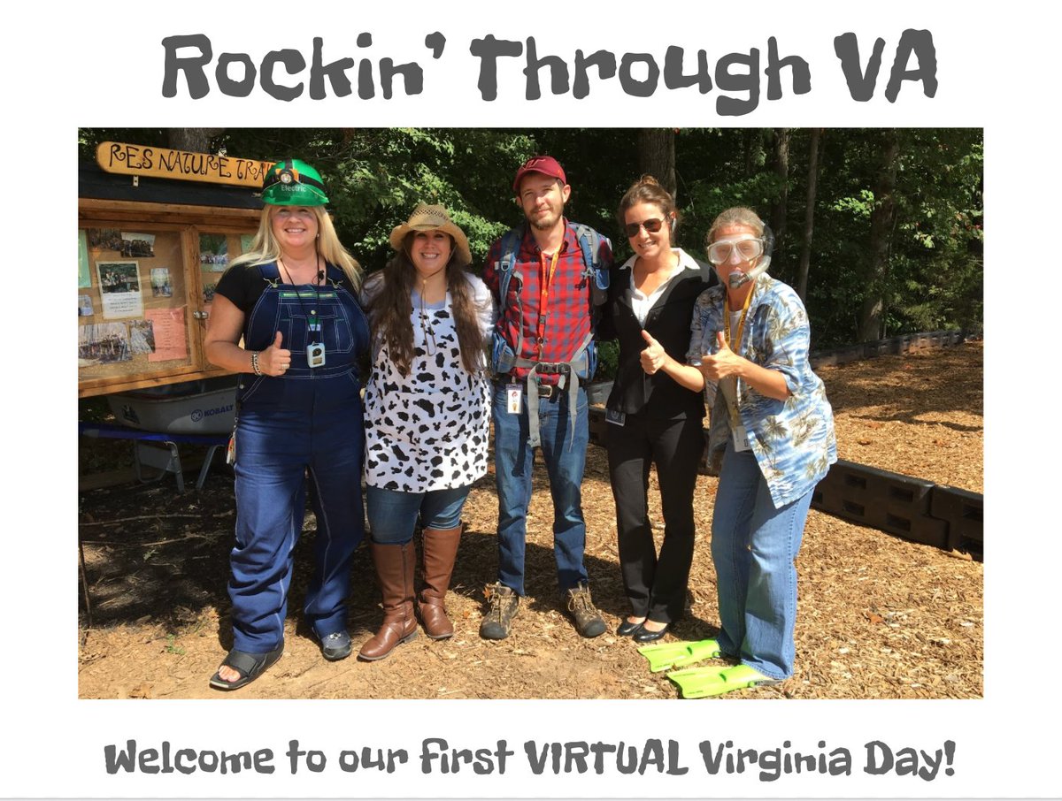 jengates395's tweet photo. Today we are "Rockin' Through VA" as we combine our annual #VADay w/Rock Your School. Ss will be rockin' some VA math problems & "traveling" through our 5 regions. Couldn't resist sharing images from the past since it's #tbt! Here's to our 1st (and hopefully only) #VirtualVADay! https://t.co/yg7YXMTCwW