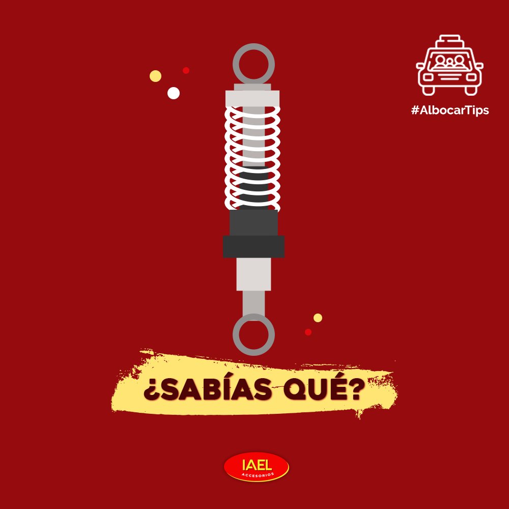 ALBOCAR_SRL's tweet photo. 🤔 ¿Sabías qué es muy fácil detectar si tus amortiguadores ya necesitan cambio?
Pasate por nuestro instagram https://t.co/oKxhb3UJ5B y enterate cómo lo podés saberlo
‼️ Recordá que su vida útil es de +/- 60.000 Km y de ser posible, revisalos cada 20.000 Km.  #IAEL #Consejos https://t.co/Q1oG0axm8b