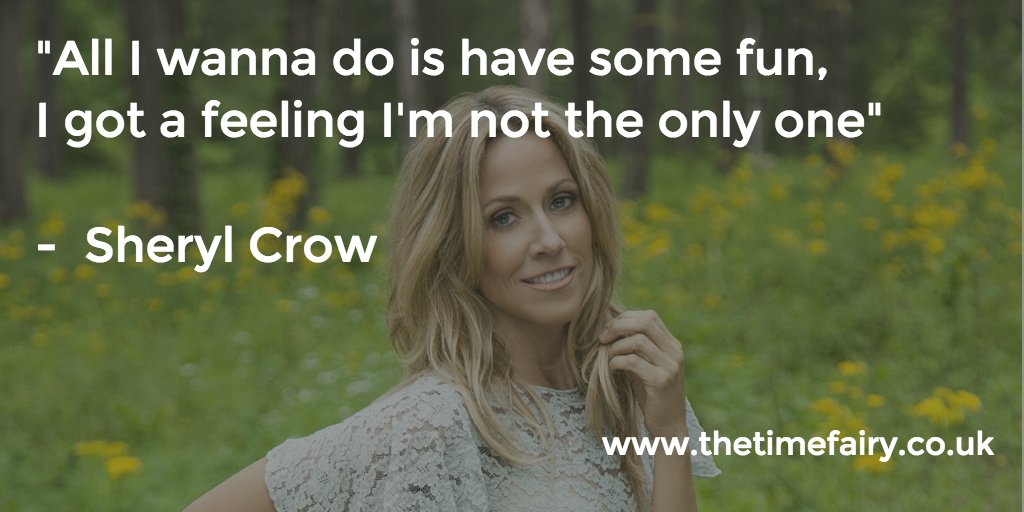 You need a really big dose of fun in your life. What do you do for fun?