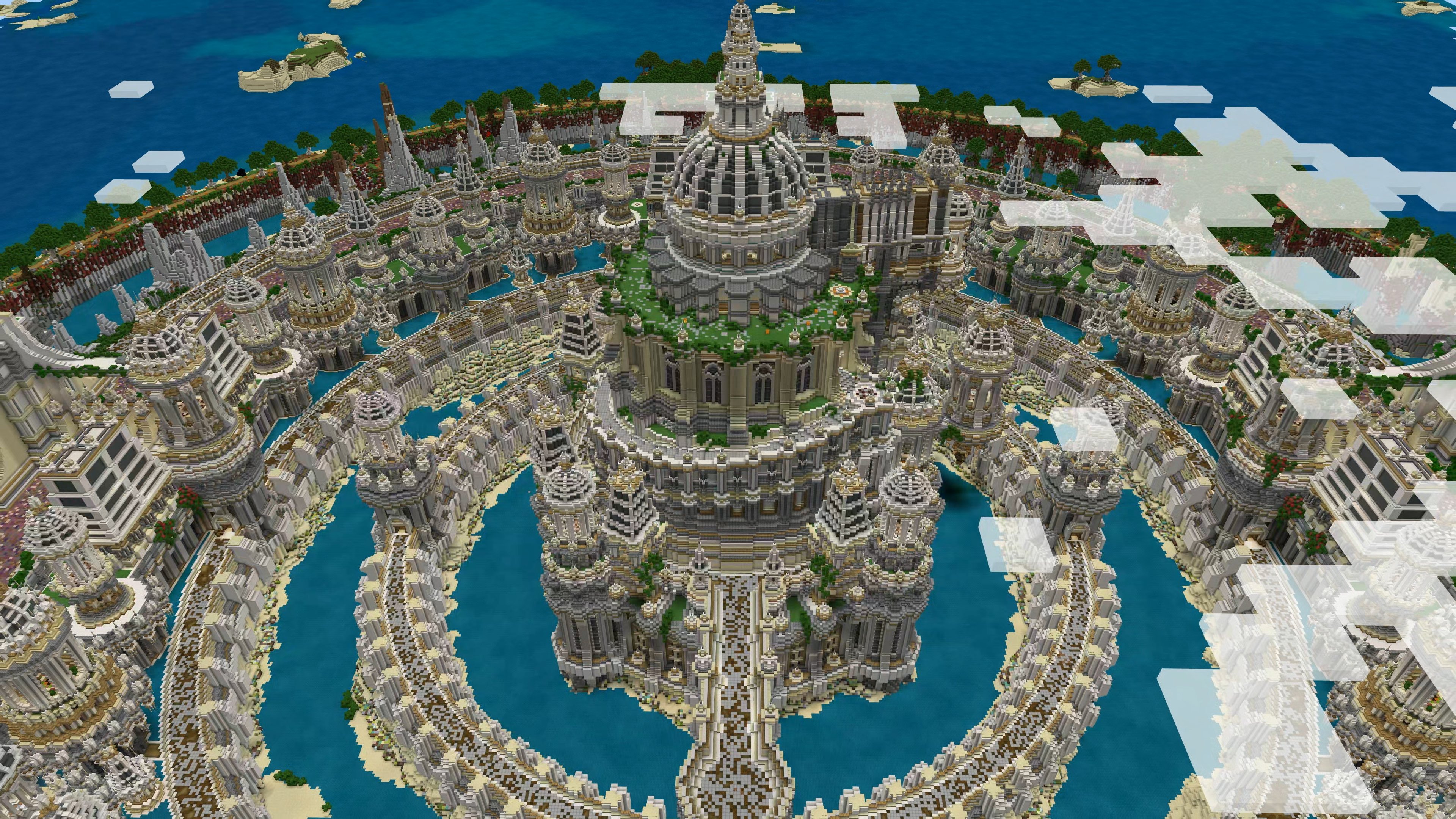 Twitter 上的 マインクラフト 日本公式 Minecraft Japan 続いて東京ゲームショウにて紹介されたこちらの大型建築も壮大でしたね こちらも日本のコミュニティからリリースされたもので Sionにより制作されました 大海洋の宝城 も今すぐプレイ可能です こちら