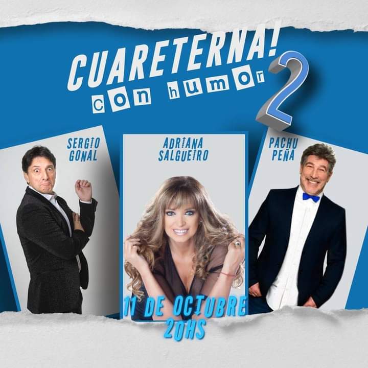difusion_mg's tweet photo. CUARETERNA CON HUMOR 2
Domingo 11 de Octubre, 20:00 Hs
https://t.co/0YEMP4Ga4r
#quedateencasa #stayhome #cuidarteescuidarnos #plateanet #sergiogonal #adrianasalgueiro #pachupeña #cuareternaconhumor https://t.co/qO8yZ3ryYl