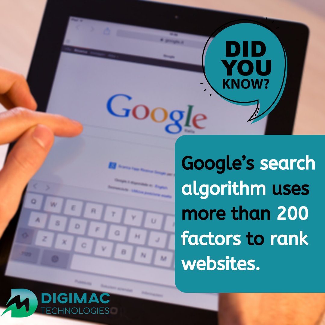 DigiMacTech's tweet image. How many factors do you know?
.
.
For free consultation visit: digimactech.com
.
.
#digitalmarketing2020 #website_design #webdevelopmentbootcamp #prilaga #seo2019 #websiteagency #seo2020 #webdevelopment #webdevelopmentcompany #googleadsense