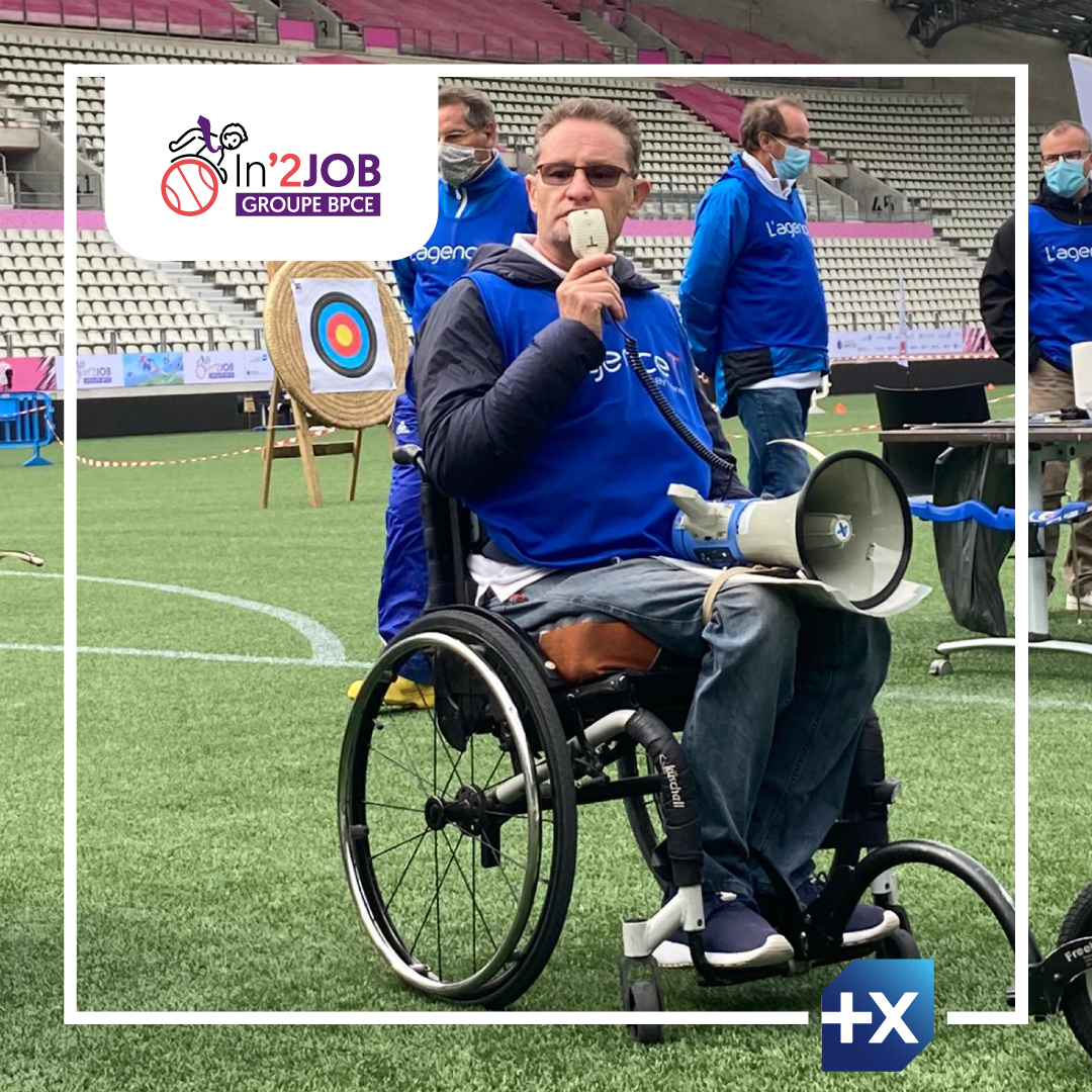 BP_RivesParis's tweet image. [#IN2JOB]🏹♿️
Après le foot béquilles, notre team s'est affrontée dans une épreuve de tir à l'arc en fauteuil et en binôme ! Allez les #Rives4All ! Robinwood n'a qu'à bien se tenir !😁
#In2JobBPCE @Talenteo @BPCErecrutement @BP_RivesParis