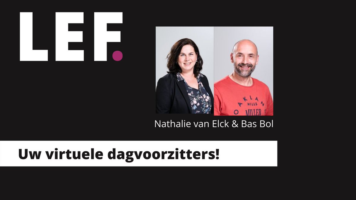 Wij presenteren: de dagvoorzitters van het virtueel jaarcongres <a href="/venvnvs/">V&VN VS</a>: <a href="/vanElckwatwils/">Nathalie van Elck</a> 
, Nathalie van Elck &amp; Bas Bol, bestuursleden V&amp;VN VS. Ze kijken er naar uit u volgende week online te verwelkomen en u wegwijs te maken in het programma. Ben er bij! jaarcongresvenvnvs.nl