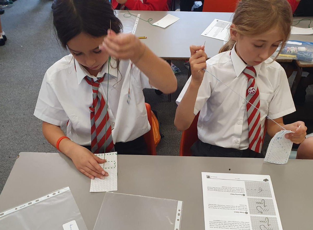 CCJacademy's tweet photo. Year 4 enjoyed starting this term’s Sewing Club today. We look forward to seeing you all develop your skills over the next few months. Good luck &amp; have fun! https://t.co/1DjKFaQVUU