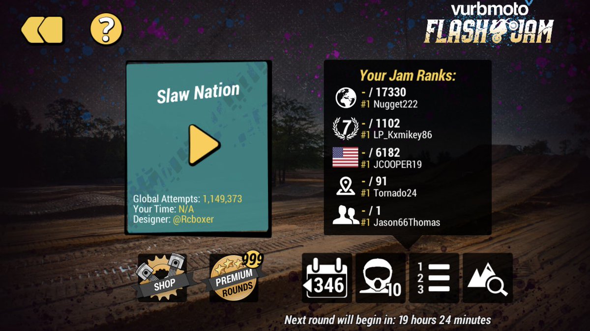 VurbSlawDog's tweet photo. WE MADE IT! #slawnation #vurbflashjam @madskillsmx https://t.co/hs2Is0o7LX