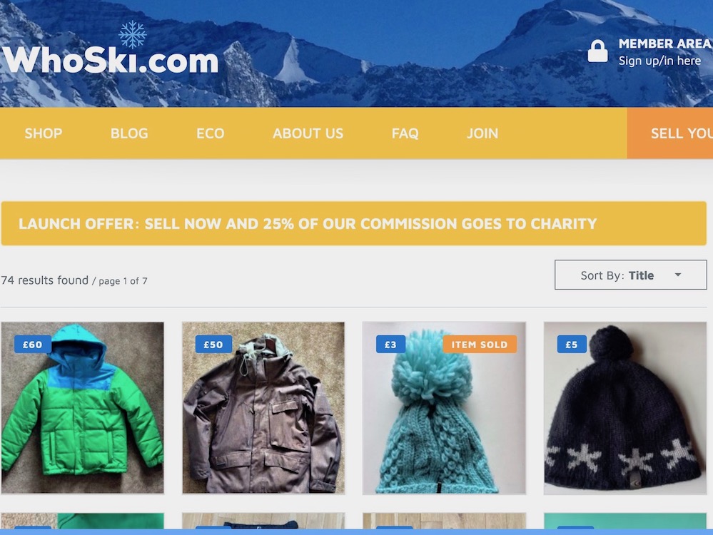 WheretoSkiandS's tweet image. Here's a great idea for #secondhandseptember - a website specifically for selling pre-loved ski kit bit.ly/35ZVwDj #skikit #skiwear #recycle #sustainable #protectourwinters