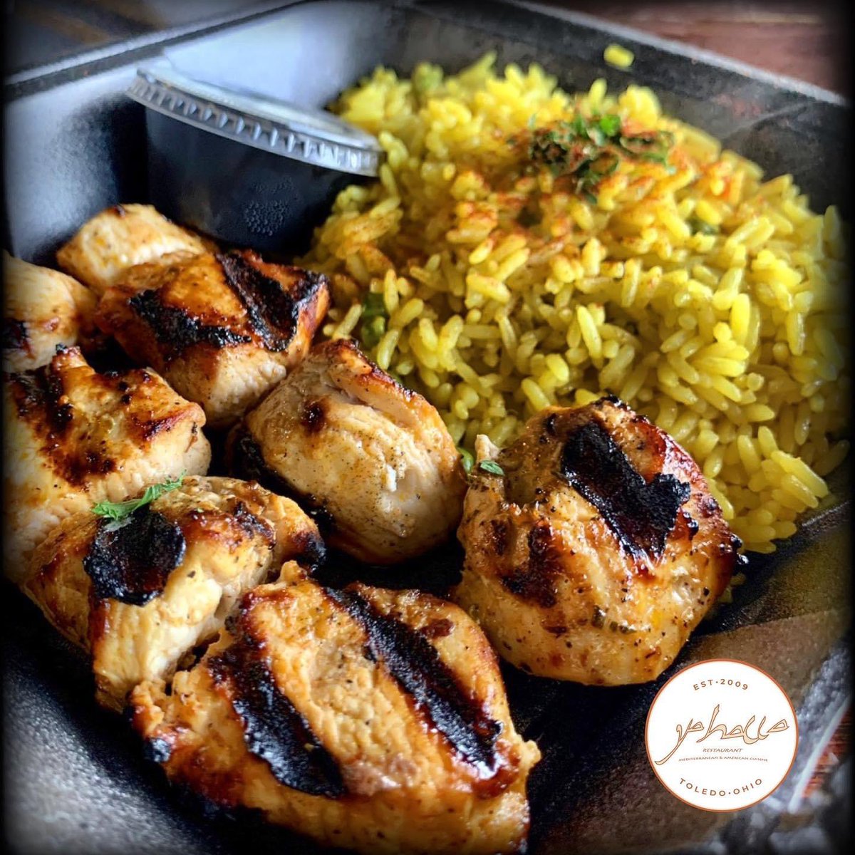 ⭐️⭐️THURSDAY $10 SPECIAL⭐️⭐️ It’s Tawook Thursday! Get our delicious and mouth watering Full Shish Tawook (Chicken Kabob) Entree with your choice of 2 side dishes for ONLY $10!
