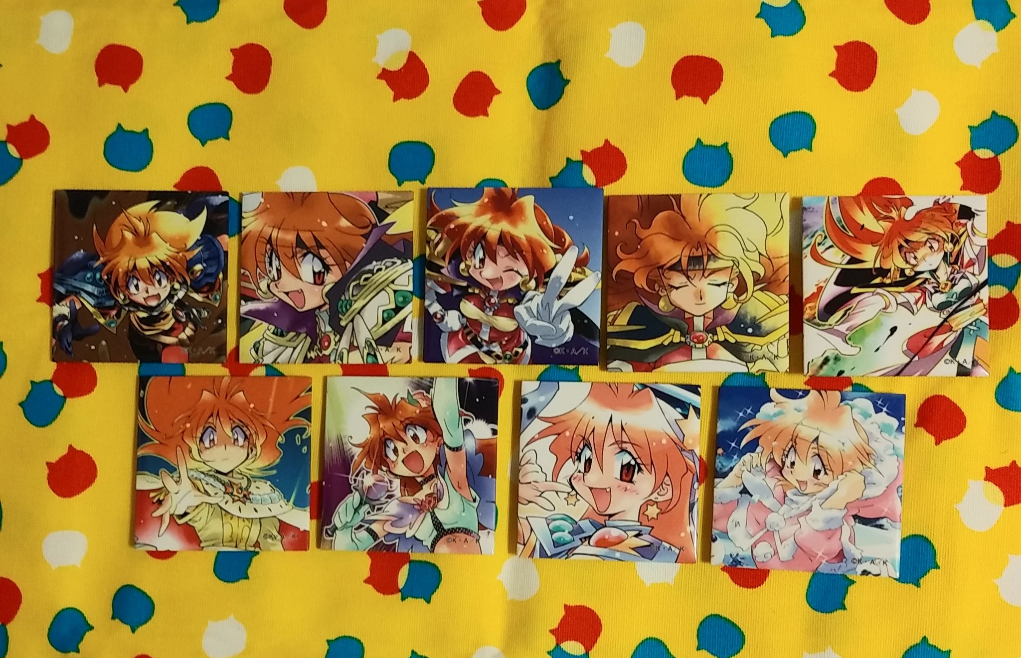 スレイヤーズ 缶バッジ リナ 12点 スレイヤーズ カプセル缶バッジ