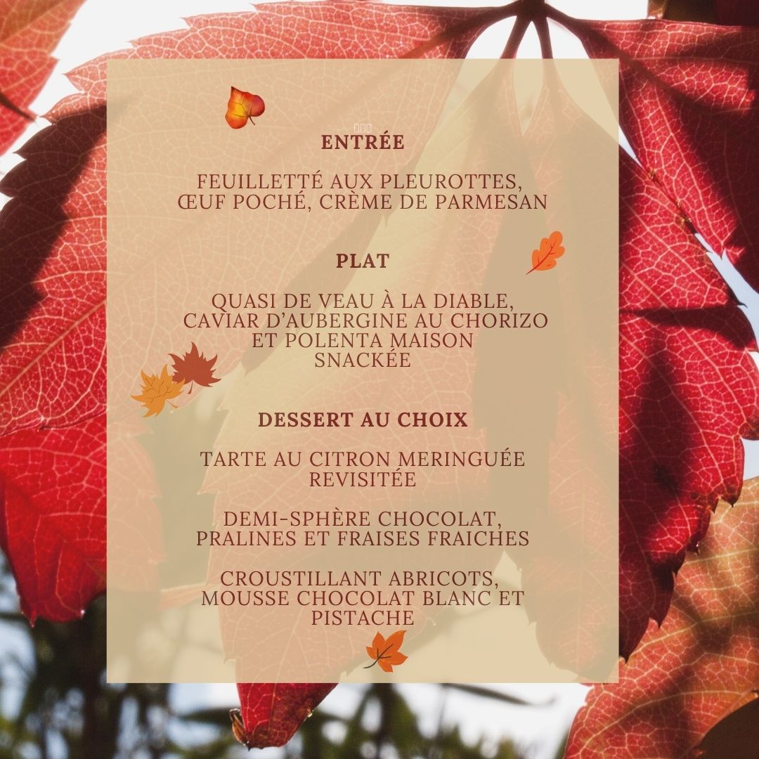 Nouvelle saison, nouveau menu 🍂
Découvrez les saveurs d'automne, réservez votre table ! 
👉voir la carte lecagnard.fr/download/102279
📞 0493207322 
📧 contact@lecagnard.com