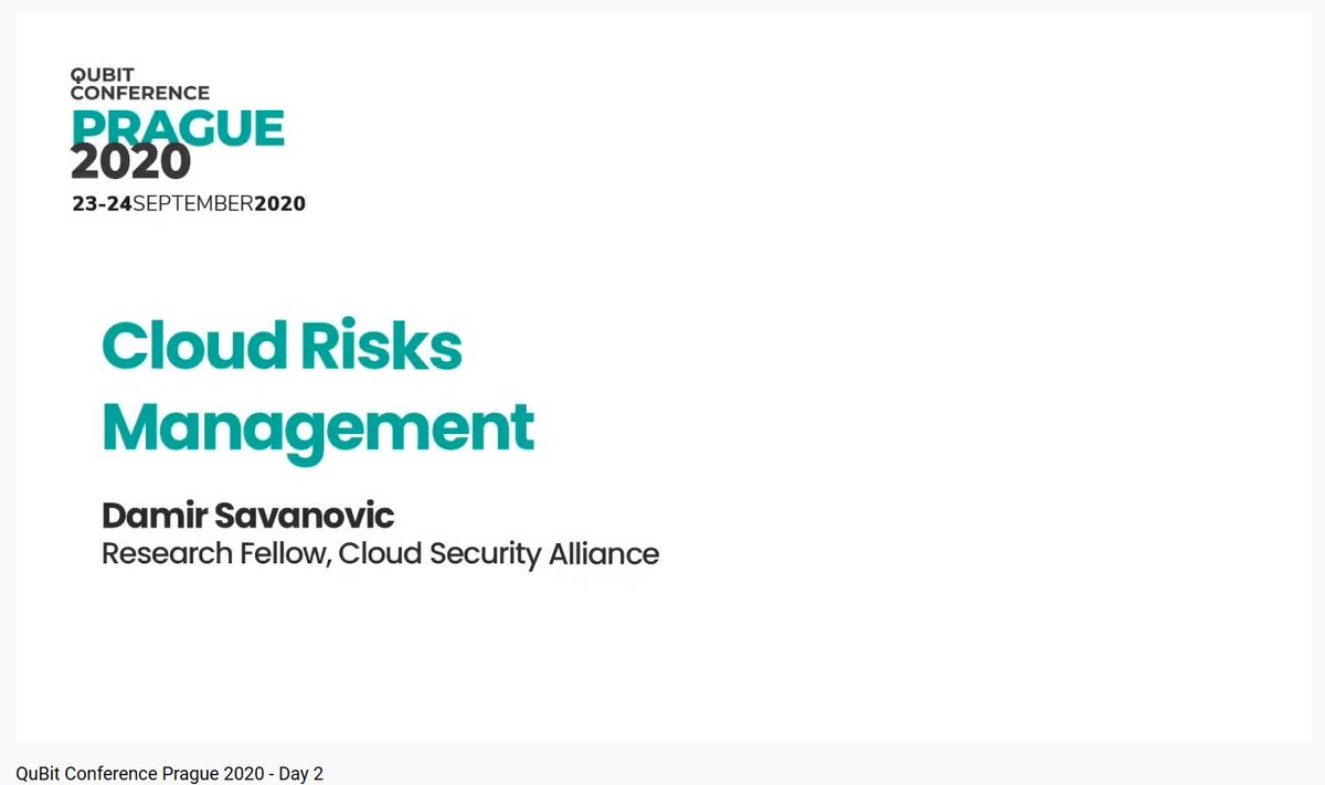QuBitCon's tweet photo. 3rd part of the #QuBitPrague 2020 continued with:
- Cloud Risks Management by Damir Savanović
- Dissecting and Comparing differents Binaries to Malware Analysis (Case study) by @FilipiPires
- Physical acquisition from iOS devices. New approaches and possibilities by Alexey Shtol https://t.co/IungOVqBFC