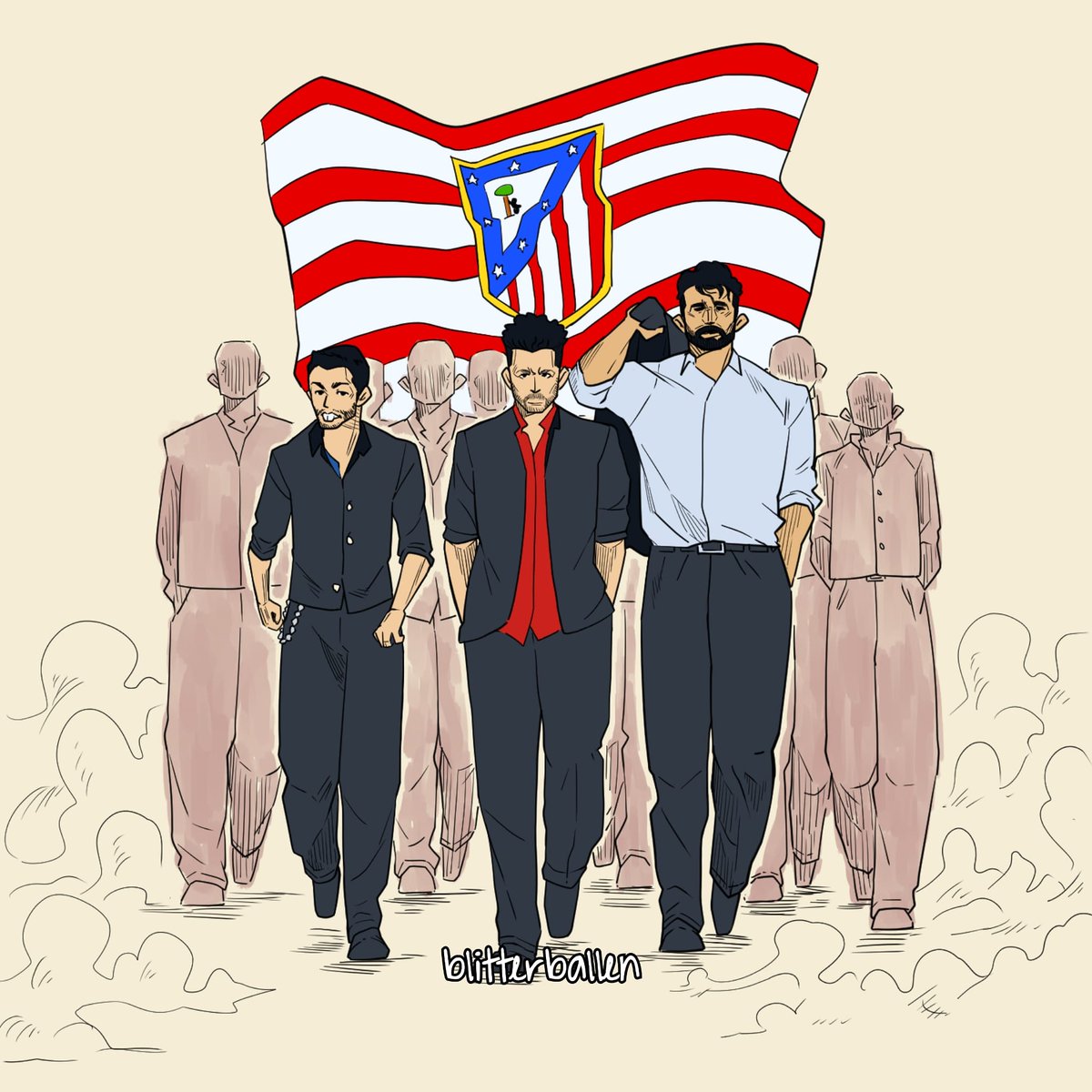 Kudu ati-ati nih sekarang sama Atletico. Salah-salah bisa senggol bacok.