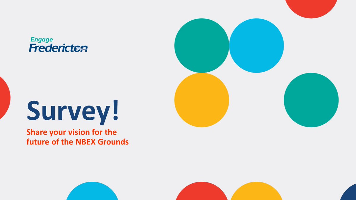 CityFredGov's tweet image. Reminder! Take part in the survey on the future of the New Brunswick Exhibition Grounds via Engage Fredericton here : engagefredericton.ca/nbex
If you’d rather participate in person, there’s still time to register for the October 1 Open House here : bit.ly/2ZSlYdV