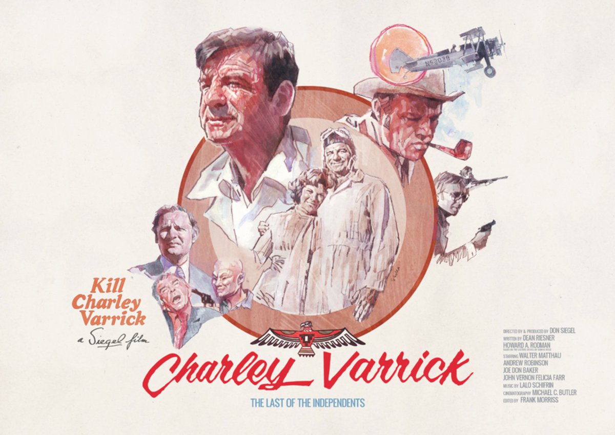The Last of the Independents 

@LaFamiliaFilm / @NeoText_Books:  neotextcorp.com/culture/charle…

'Charley Varrick' - 1973 by #DonSiegel #WalterMatthau #JoeDonBaker #LaloSchifrin