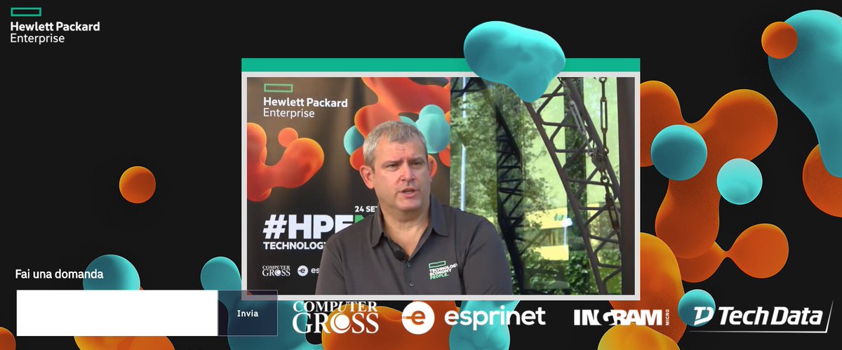 MatteoBroglio's tweet image. Paolo Del Grosso disegna la nuova normalità del canale HPE. 

#HPENow #HPEinnolab sistemihs @Paolo_Delgrosso  @MarcoLorux