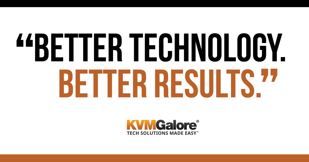KVMGalore's tweet image. Don&apos;t you just love it when things are better? #BetterTech