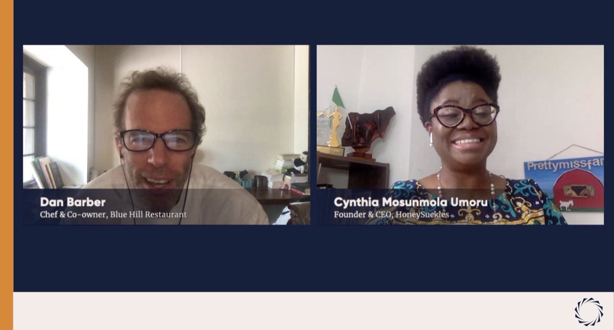 Agricultural productivity faces limitations due to #ClimateChange, urbanization &amp; more

Joining us are <a href="/DanBarber/">Dan Barber</a>, Chef &amp; Co-Owner <a href="/bluehillfarm/">Blue Hill Farm</a> &amp; Cynthia Umoru (<a href="/PrettyFarmer/">Mosun |NationBuilder</a>), Founder-CEO of Farmshoppe, to discuss how 'Farm to Table' can build a better food system #Concordia20