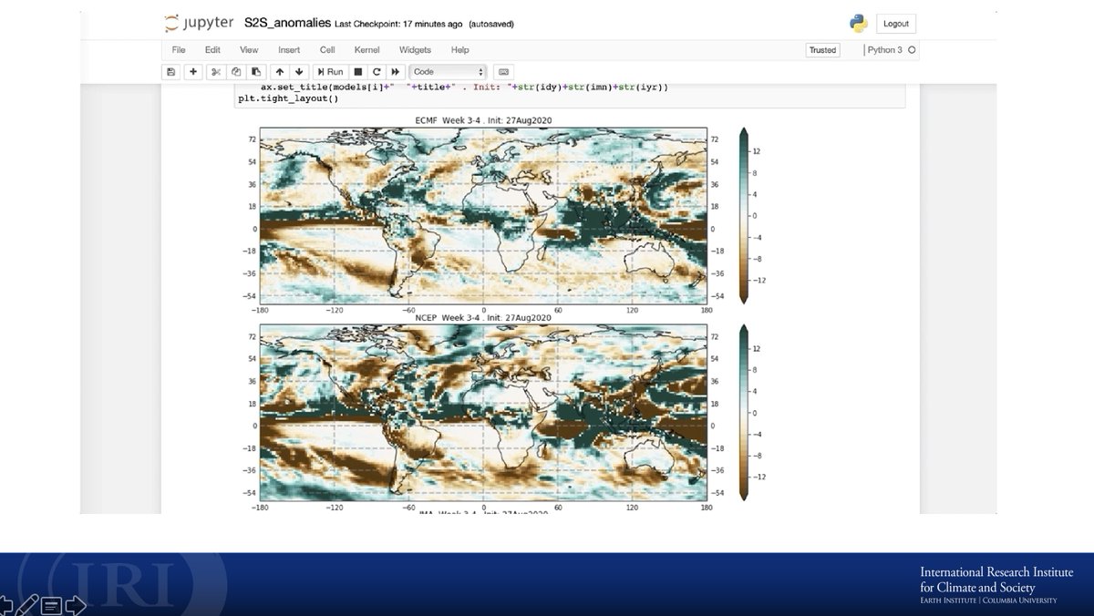 agmunozs's tweet photo. @WMO @WCRP_climate Different @climatesociety tools, such as the @iridl and #PyCPT, were mentioned as being key to both the scientific and decision-making communities, to take advantage of the next generation of climate predictions and services. https://t.co/DVfz0tn8hw