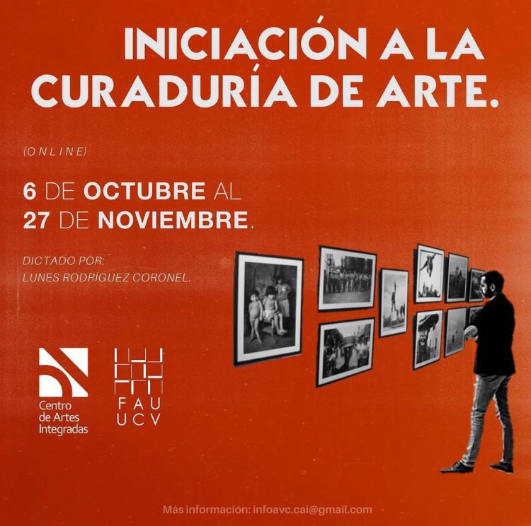 Introducción a la Curaduría de Arte <a href="/CentroArtesInt/">Centro de Artes Integradas</a> <a href="/FAUUCV/">FAU UCV</a>