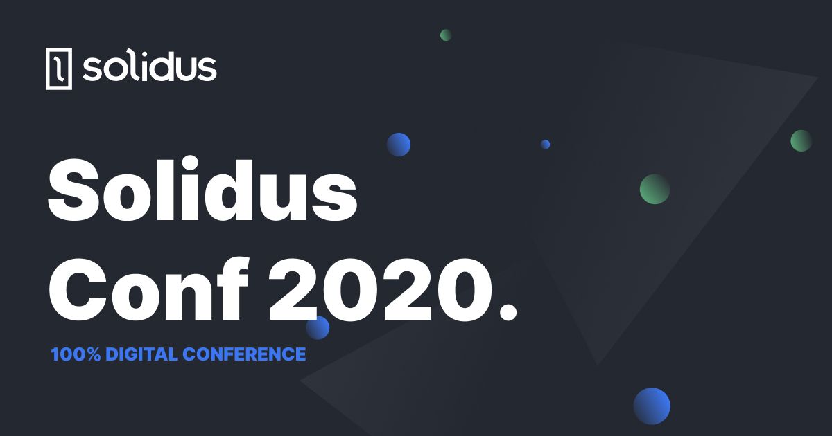 Thanks to everyone in the Solidus community for making #SolidusConf2020 Day 1 special. Day 2 is starting shortly, and we can't wait to hear from our speakers today! To get a sneak peak at our Day 2 speakers, check this out: buff.ly/2Q7eku3