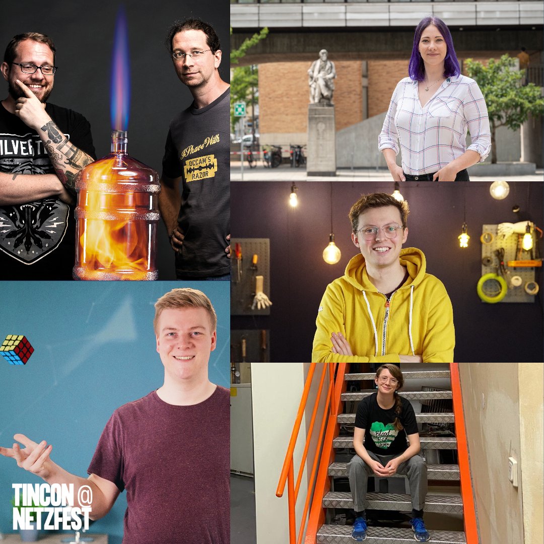 Nächste Woche ist <a href="/netzfest/">Netzfest</a> beim <a href="/republica/">re:publica</a>-Campus 🎉und wir senden euch Tutorials zu spannenden MINT-Phänomenen und digitalen Buzzwords in den Stream. Mehr Infos zu Speakern und Programm findet ihr hier: tincon.org/netzfest20 #netzfest20 #rpCampus