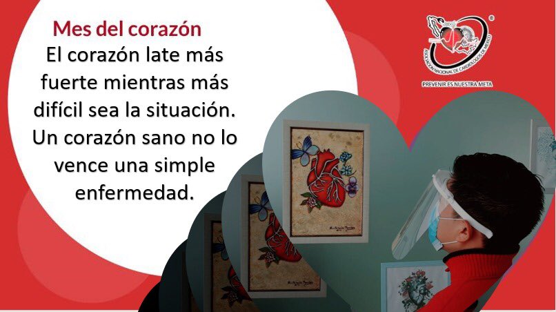 IniciativaPCM's tweet photo. #CorazónANCAM En el marco del #MesDelCorazón recordemos que
con una atención temprana, hay grandes posibilidades de evitar daños permanentes en el ❤️#PrevenirEsNuestraMeta #WorldHeartDay @ANCAM_MEXICO https://t.co/ihqVdsqx0p