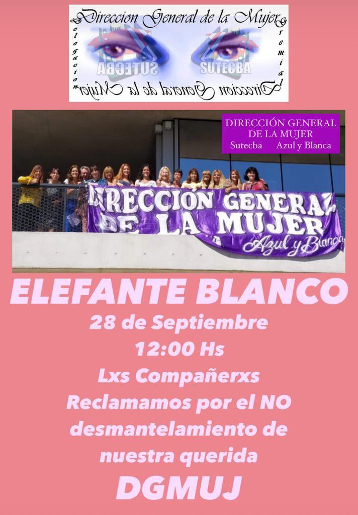 #somostodxsdegmuj
Lxs Trabajadorxs nos movilizamos para ser escuchados por esta Gestión! Para decirle NO al vaciamiento de nuestra querida DGMUJ!!!