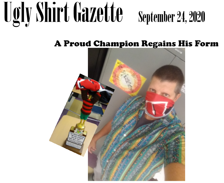 SteveRickstrom's tweet photo. Front page headlines!!  #CHSUglyShirtThursday   #Winning @CHS_Lumberjacks https://t.co/AMHuhUeb3n