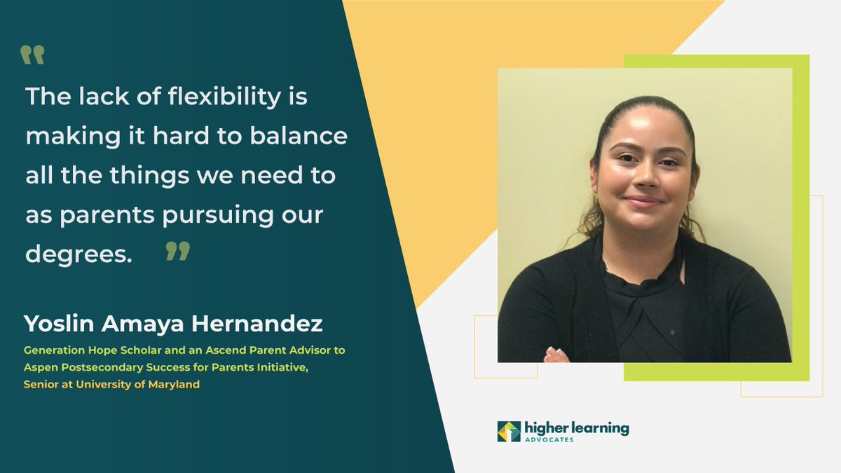 IO_HigherLearn's tweet photo. Right now, @_YoslinAmaya, a senior at UMD &amp; @SupportGenHope scholar, has 2 part-time jobs, 4 courses, and 2 kids to homeschool. She’s not unlike most #StudentParents.  Learn more about the challenges Yoslin &amp; other student parents face during the pandemic: https://t.co/nNap2YYPkC https://t.co/mrdH6lb7ry