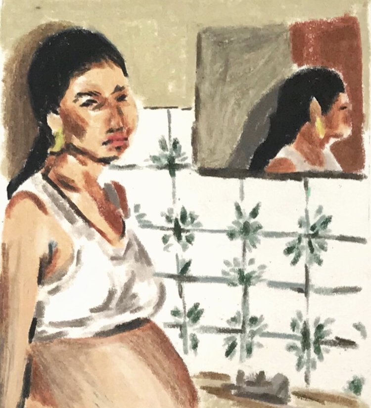 lwdrd's tweet image. Aimée Mazara 🌻 cuenta su día a día a través de la ilustración #SupportLocalLadies 🇩🇴