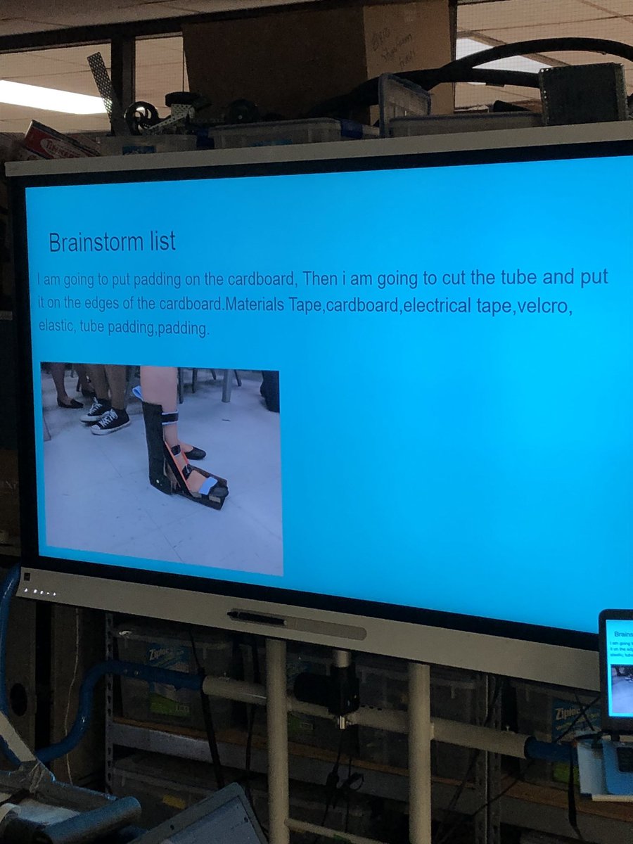njgatlin's tweet photo. Foot and ankle brace instant design challenge. @SCMSDragons @swartz_creek https://t.co/28K91DWVMY