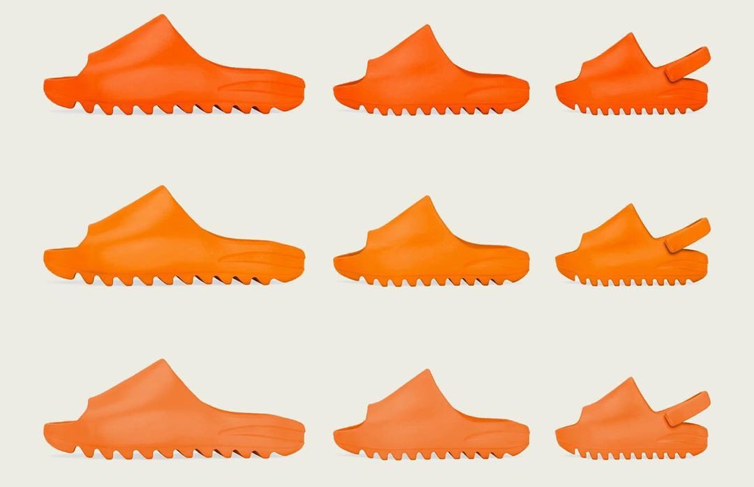 adidas Yeezy Slide in Orange 