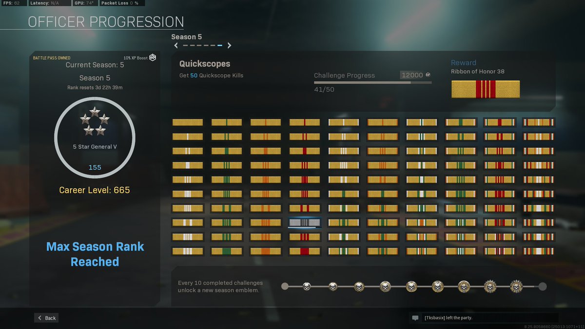 supsup987's tweet image. Nooo, I won't be able to complete my officer ribbons because quickscope kills are not tracking in regular Warzone BR modes. They seem to only be tracked in Warzone Rumble and MW Multiplayer.
#Warzone #ModernWarfare #CallOfDuty