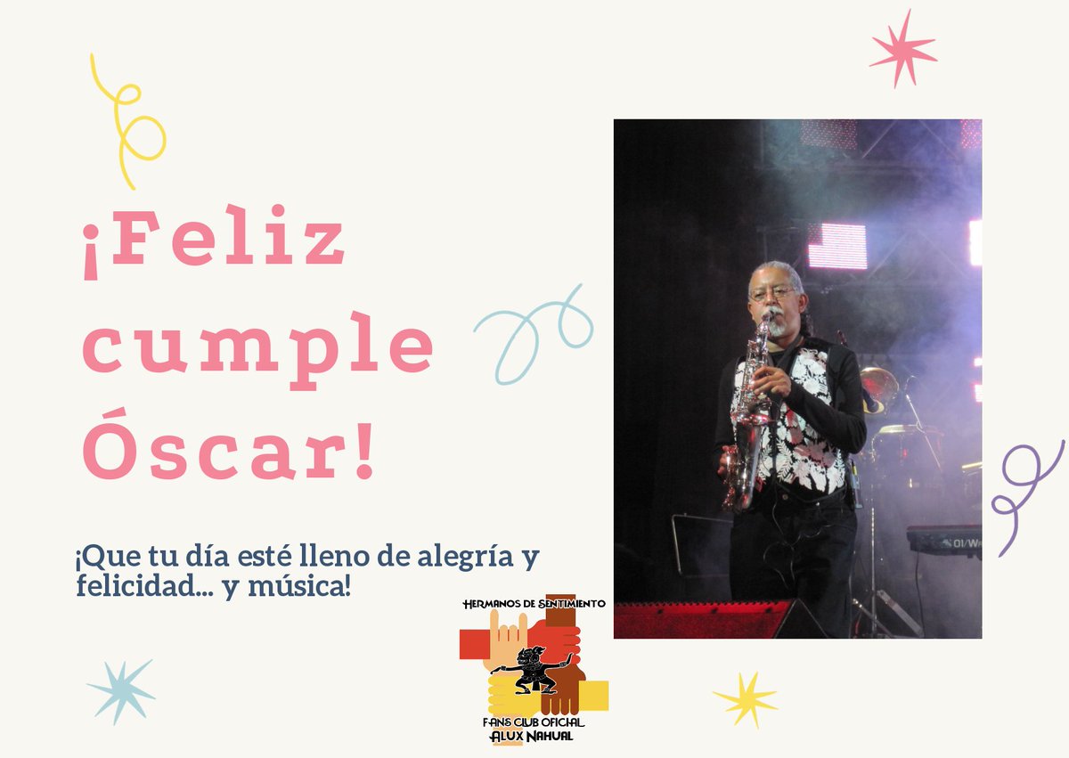 hnsDsentimiento's tweet photo. ¡¡Felicidades en tu cumpleaños Maestro Oscar Conde!! A seguir celebrando con buena música...

#AluxNahual  @AluxNahualOfici https://t.co/kI2dvu0MRG