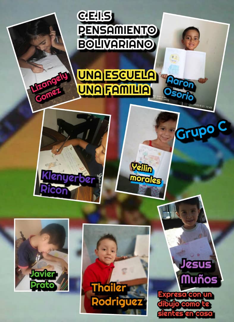 Cada familia una escuela, grupo C expresión de sentimientos a través de dibujos. @MPPEDUCACION.@psuvaristobulo.<a href="/RosangelaOrozco/">Rosangela Orozco</a>.@ZonaEducTachira.<a href="/charlychaves/">Charly Rojas Chaves</a>.<a href="/circuito2carde1/">@circuito2cardenas</a>.@ClifpC
