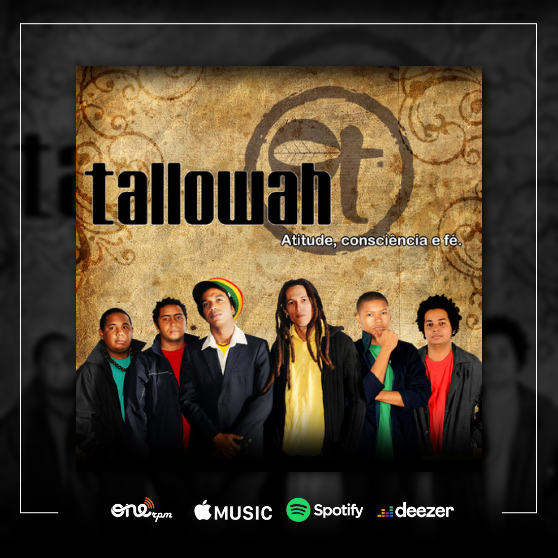 bandaTallowah's tweet photo. 26 de setembro o disco "ATITUDE, CONSCIÊNCIA E FÉ" completa 10 anos e para não deixar a data passar despercebida. Estaremos relançando nosso disco em todas as plataformas digitais e assim compartilhando com vocês, fãs e amigos, esse momento marcante em nossas vidas! https://t.co/SXf7B5l0uO