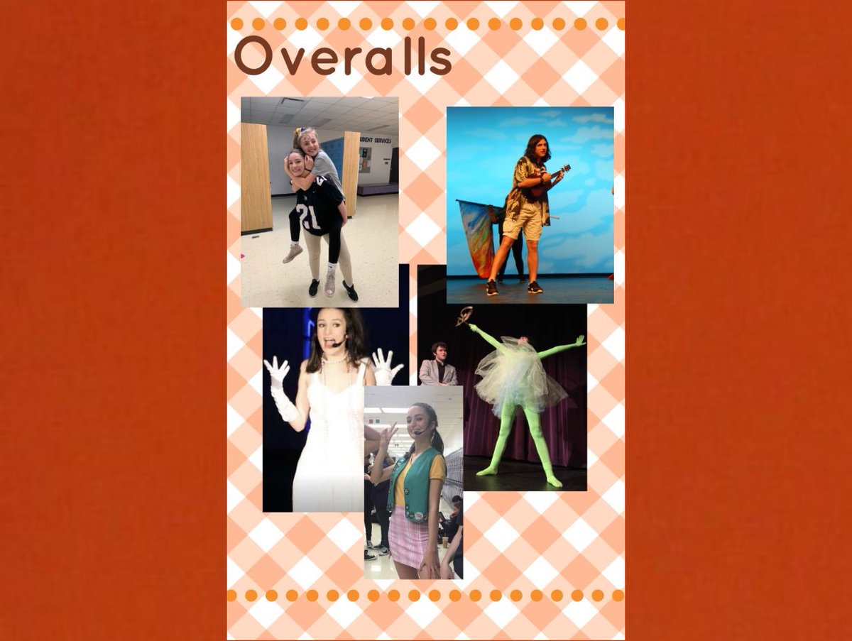 Meet our overall directors Emma, Morgan and Zack! Don't forget, individual act auditions are Sept. 29th and 30th!