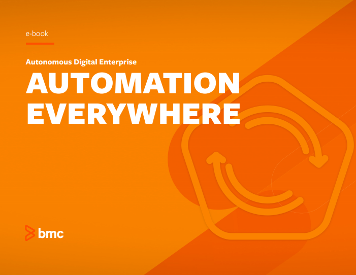 BMCSoftware's tweet image. The escalating consumerization of IT &amp;amp; an unprecedented 2020 have accelerated the business-critical need to automate. Navigate the challenges of automation, embrace #AutomationEverywhere &amp;amp; thrive as an Autonomous Digital Enterprise: spr.ly/6019Gvkbb #OwnYourFutureWithADE
