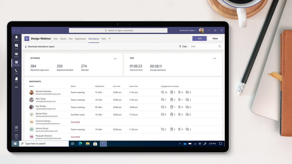 Need to plan and organize a webinar? You'll be able to manage attendance, view a detailed reporting dashboard, and understand attendee engagement with Webinar Support—rolling out later this year. Learn more: msft.it/6016TQFYn #MSIgnite